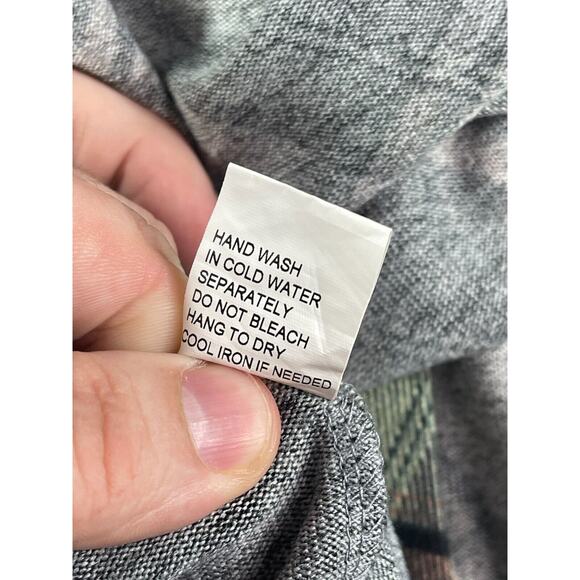 Roommates Shirt Womens Medium Green Plaid Button Up Long Sleeve Stretch Business - Picture 9 of 10